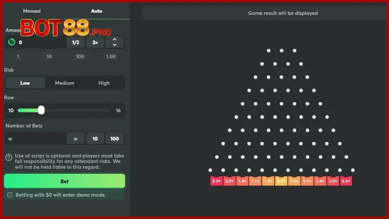 Plinko – Trò chơi rơi bóng ngẫu nhiên, thưởng lớn bất ngờ 3 tinh-nang-plinko